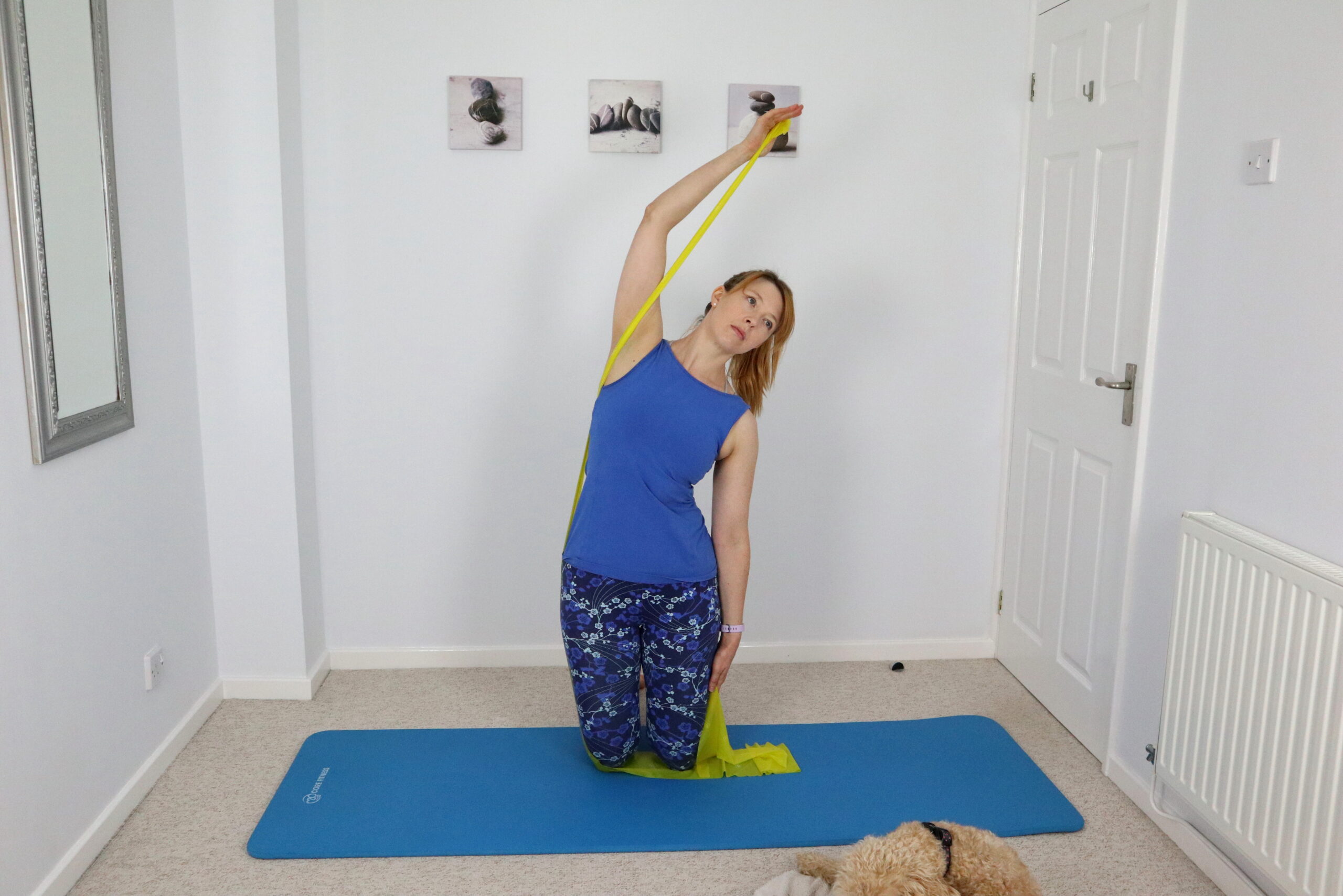 Full Body Workout with light/yellow band – 47 mins