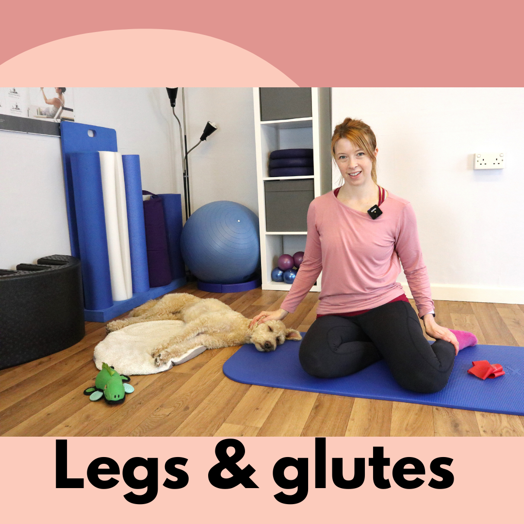 Legs and glutes workout with loop – 20 mins