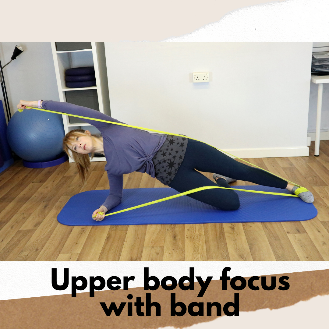 Upper body focus with yellow band – 25 mins