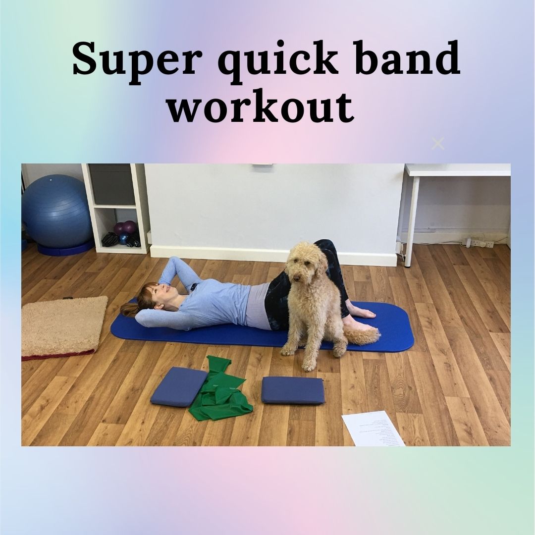 Super quick band workout No.2 – 22 mins
