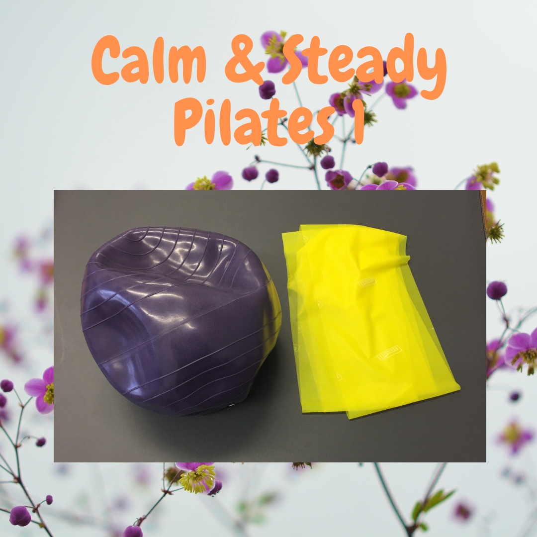 Calm and steady pilates No.1 with ball and band – 25 mins