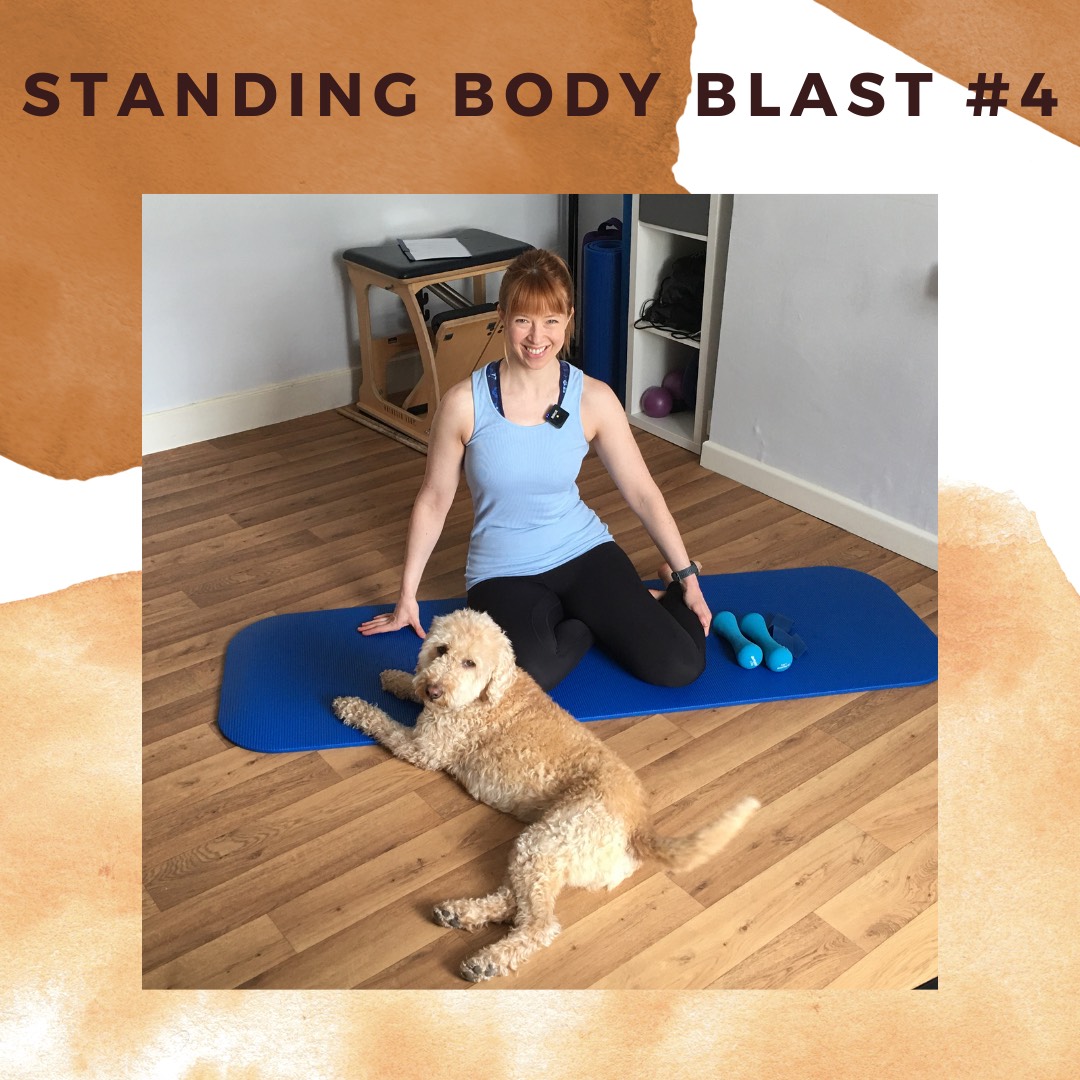 Standing Body Blast No.4 with weights & loop – 25 mins +