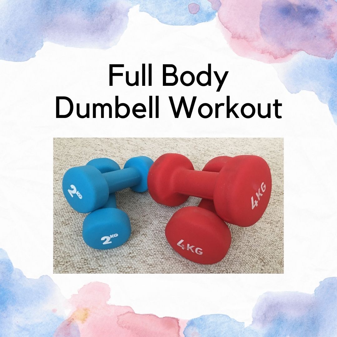 Full body dumbbell strength workout – 10 mins +