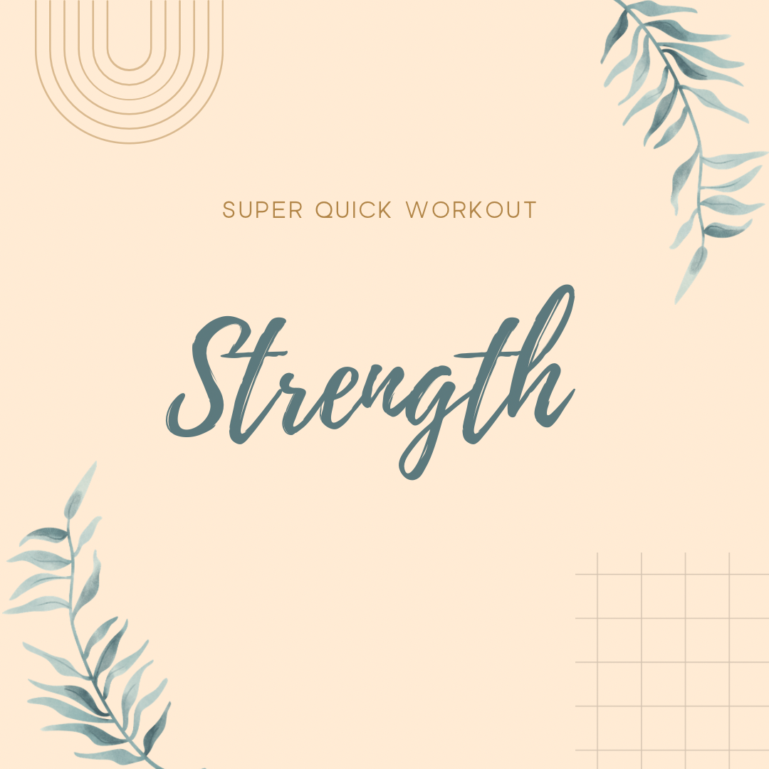 Super Quick Strength Pilates workout – 18 mins
