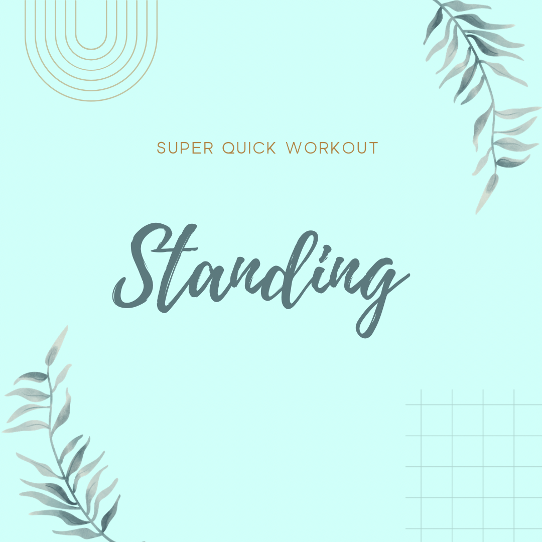 Super quick standing pilates workout – 16 mins