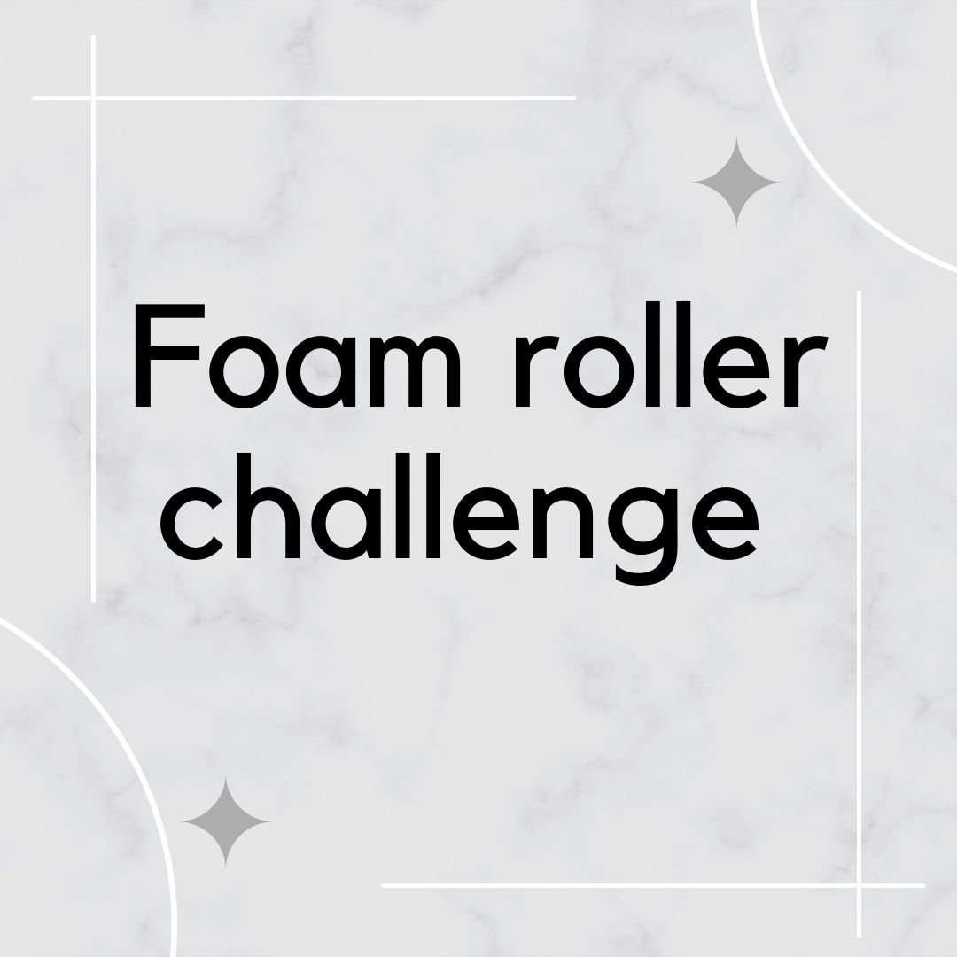 Foam roller challenge with weights – 28 mins