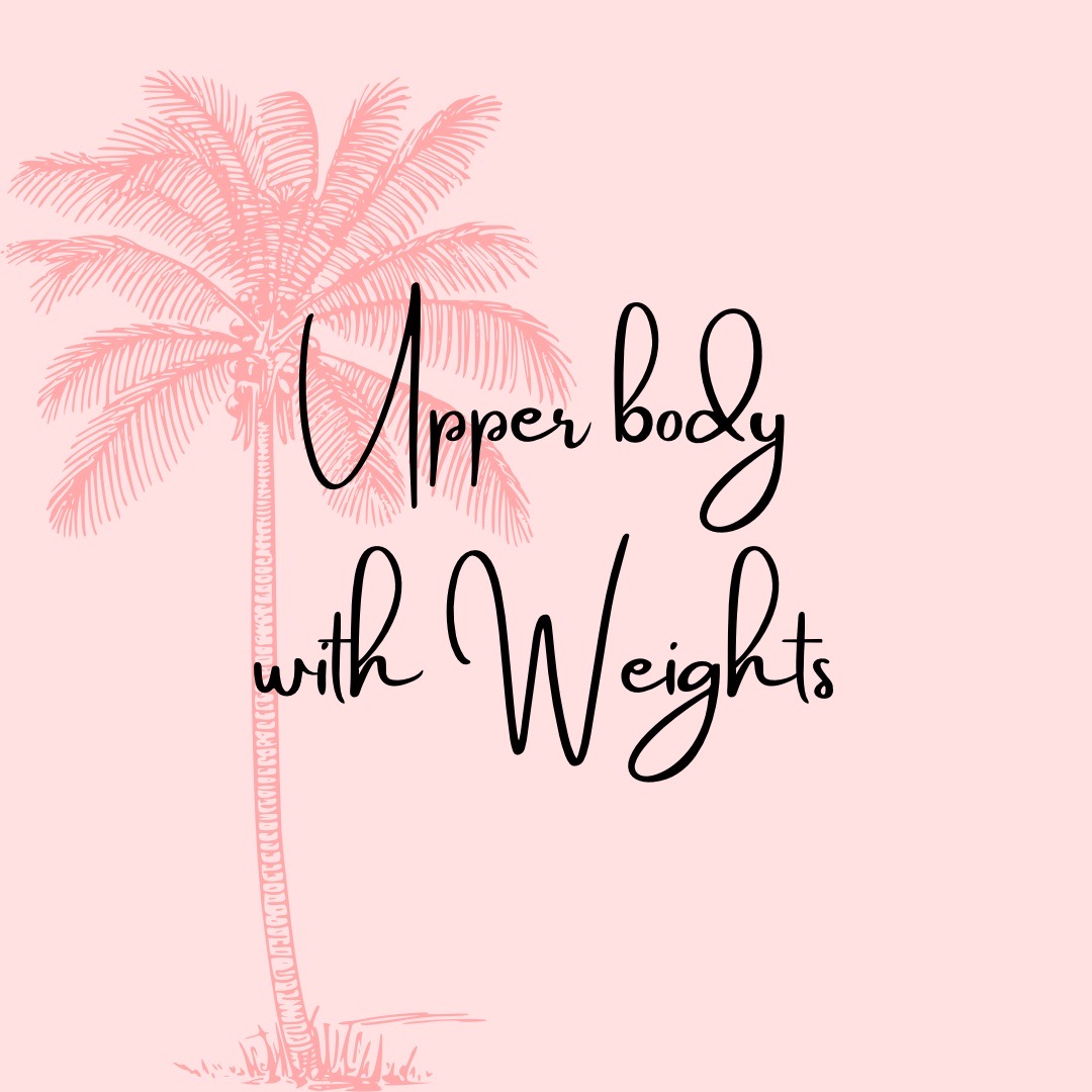 Super quick upper body with light weights – 6 mins +
