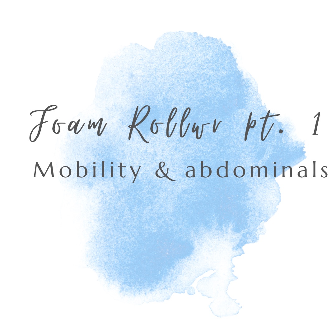 Foam Roller part 1 (abdominals)- 22 mins